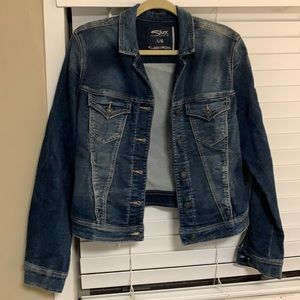 Silver jeans jacket